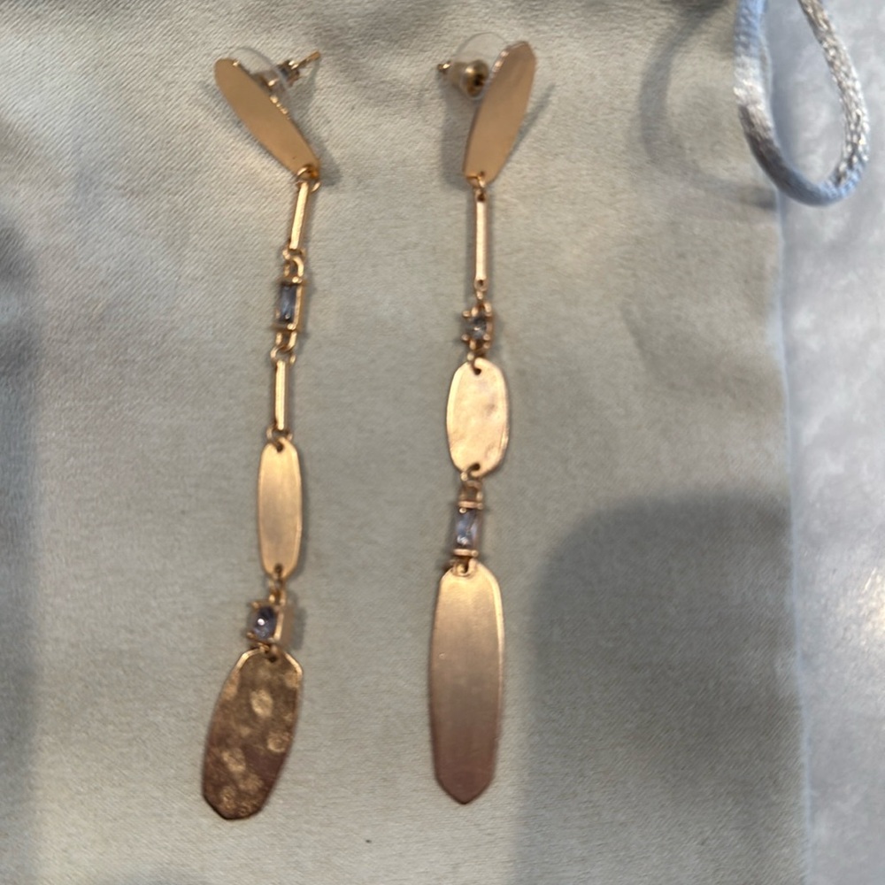 Kendra Scott earrings. Approximately 4 inch drop.